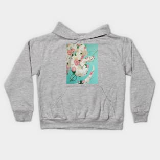 Floral Snake Kids Hoodie